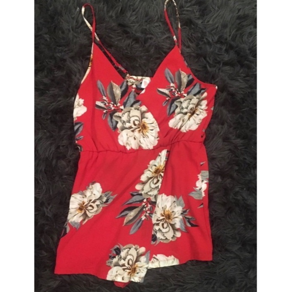 FLORAL ROMPER - Picture 2 of 2
